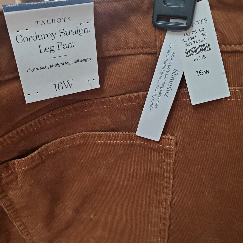 Talbots Corduroy Straight Leg Pants